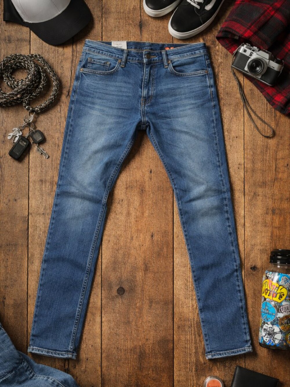 Hollister Skinny Jeans Men’s 30x30 Blue Slim Fit Medium Wash Denim Pants